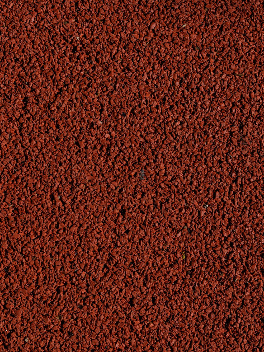 Red rubber running track